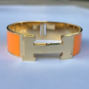 Gold and Orange Designer Bracelet